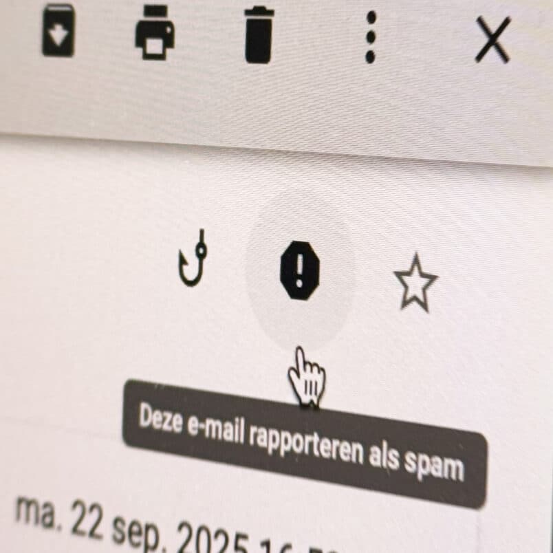 spam of reclamemails